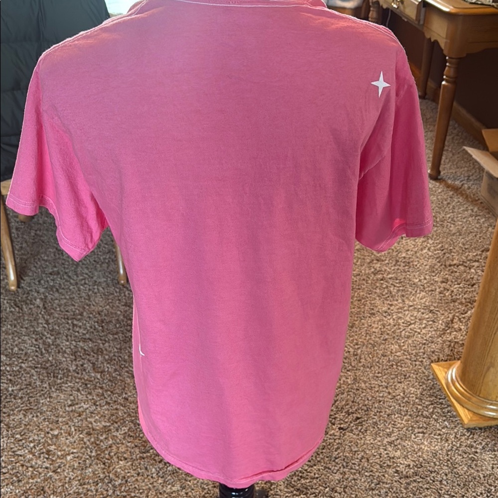 Coca Cola Pink Graphic Short Sleeve T-Shirt - Picture 2 of 6